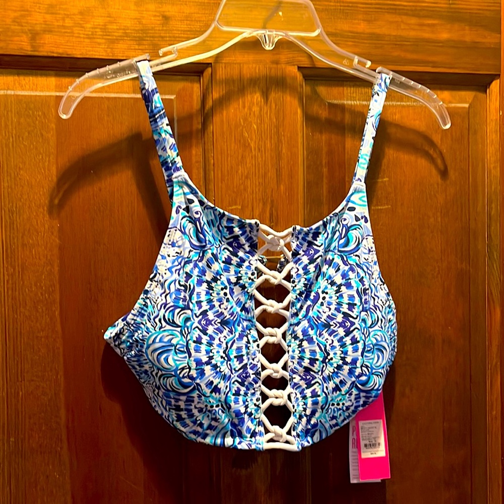 {Lilly Pulitzer} NWT Adderlay Halter Swim Top
